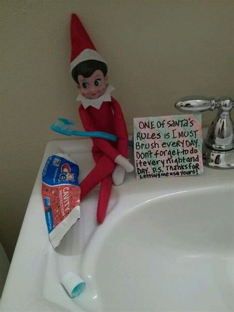 Elf On Shelf Ideasgood Idea Making Brushing Teeth A Little Less