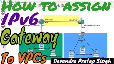 How To Assign Ipv6 Gateway Address To Vpcs In Gns3 Configuring The Vpcs In Gns3 Network