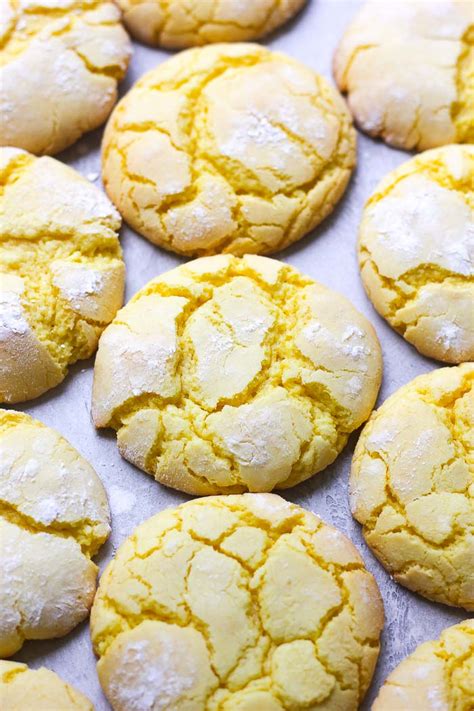 Cake Mix Lemon Cookies Recipe Berry Maple