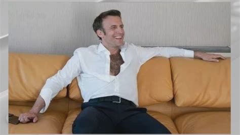 Emmanuel Macron Bares His Chest To Attract Younger Voters The Australian