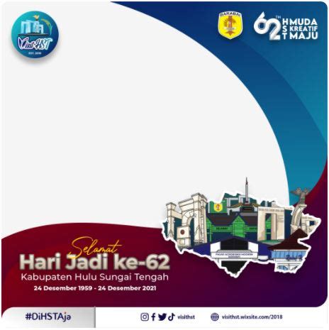 Twibbon Hari Jadi Kabupaten Hulu Sungai Tengah Ke 62 Tahun 2021