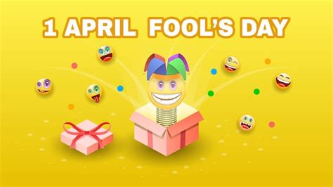 Premium Vector Abstract 1 Happy April Fools Day Holiday Celebrate Background Smiles Emoticons