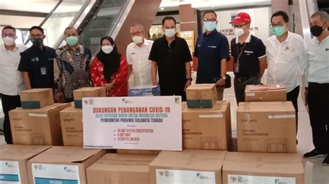 Yayasan Bumn Serahkan Bantuan Penanganan Covid 19 Ke Pemkot Palu