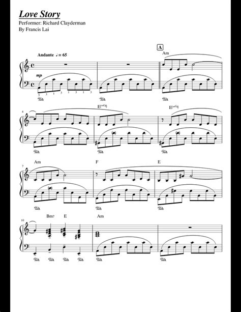 love story beethoven partition piano gxrajm