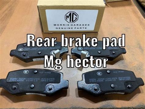 Mg Hector Rear Brake Pads Mg Hector Rear Brake Pads Price Partsguru