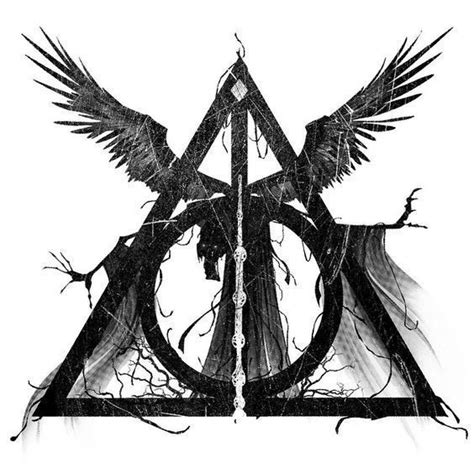 Deathly Hallows Stencil