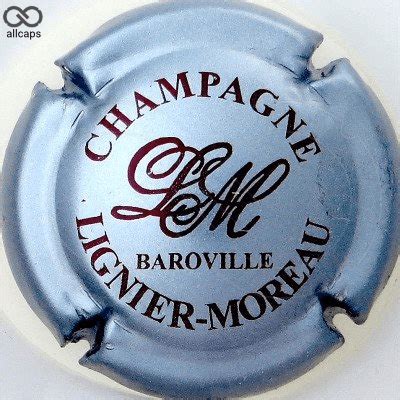 Capsule 16 d Bleu argenté et marron Champagne Lignier Moreau AllCaps