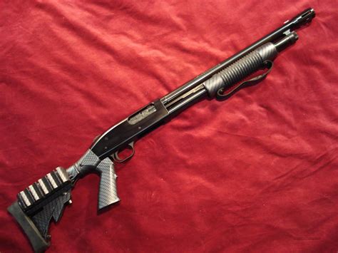 Mossberg 500 Tactical 12g Carbon Fi For Sale At