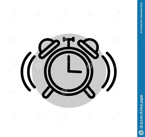 Alarm Clock Icon Template Stock Vector Illustration Of Clock 254442470