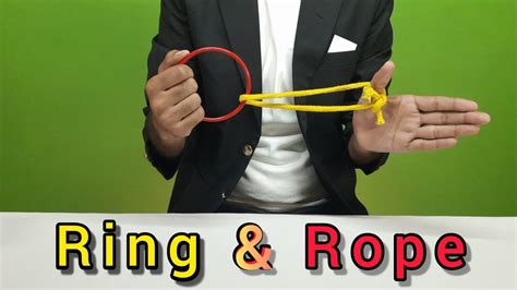 Cool Rope And Ring Magic Trick Tutorial Youtube