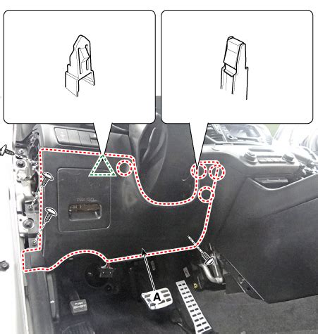 Kia Sportage Crash Pad Lower Panel Repair Procedures Crash Pad