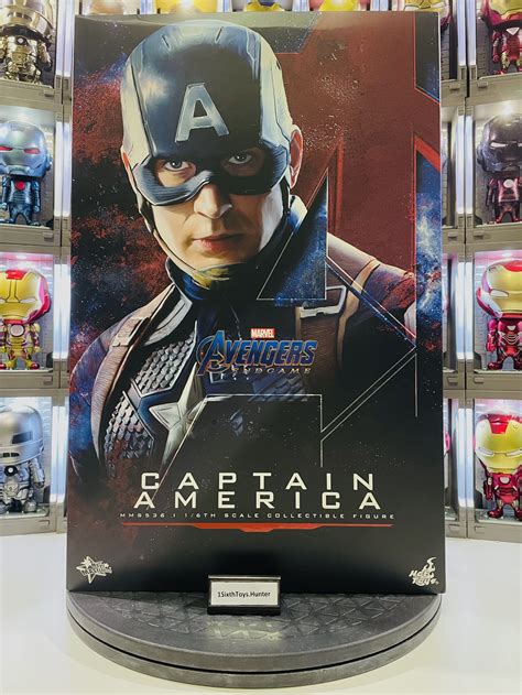 MARVEL AVENGERS END GAME HOT TOYS 1 6 SCALE MMS536 CAPTAIN AMERICA LOOSE COLLECTIBLE FIGURE