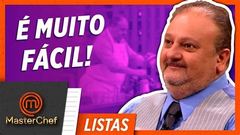 Aulas Dos Jurados Listas Masterchef Youtube