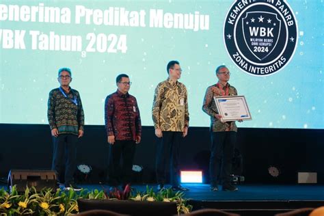 Sentra Phalamartha Sukabumi Raih Penghargaan Zona Integritas 2024