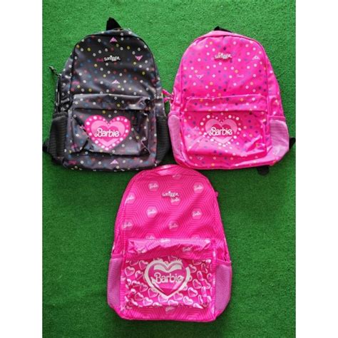 Beg Smiggle Beg Sekolah Smiggle School Backpack School Bag Barbie Kuromi Bag With Keychain