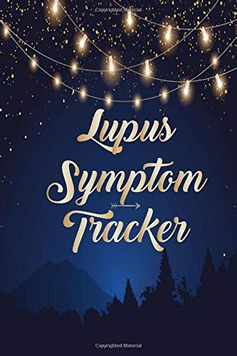 Lupus Symptom Tracker Dark Blue Night Sky Daily Pain Assessment Diary For Lupus Pain And