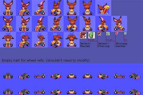 Sonic Robo Blast 2 Kart sprite sheet Jaime by Dorkyguy on DeviantArt