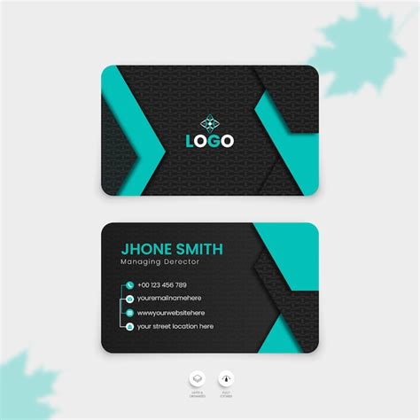 Premium Vector Luxury Business Card Template