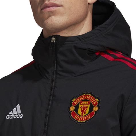 Buy Adidas Mens Mufc Manchester United Teamgeist Padded Jacket Black