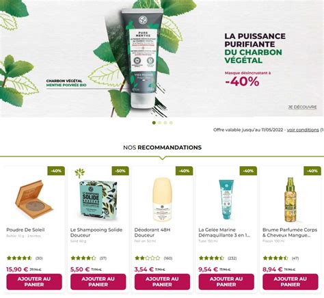 Yves Rocher Catalogue Promotionnel Valable à partir du 22 04 au 05 05