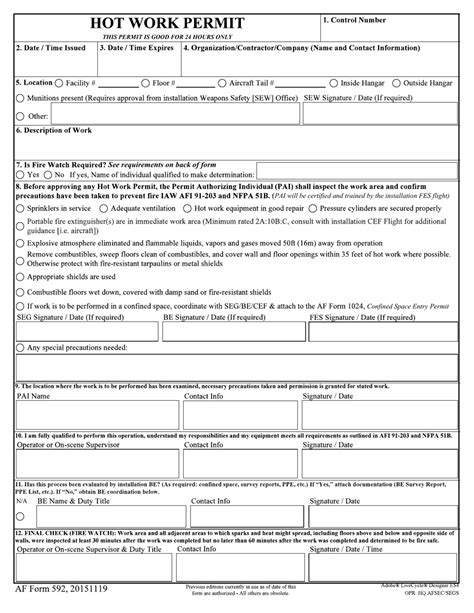 Af Form 592 Fill Out Sign Online And Download Fillable Pdf Templateroller