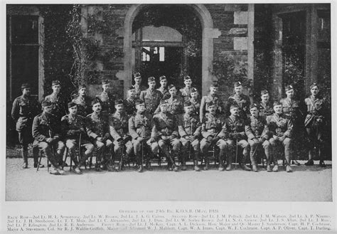 Uk Photo And Film Archive Group Photos Kings Own Scottish Borderers