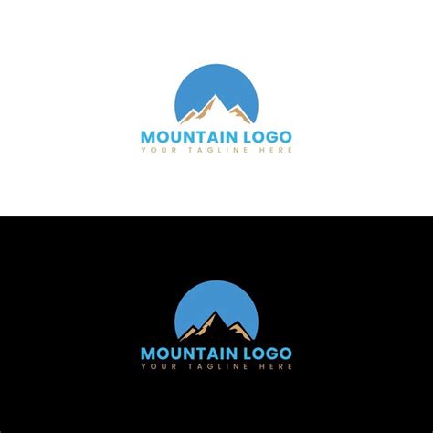 Illustration Vectorielle De Montagne Logo Design Vecteur Premium