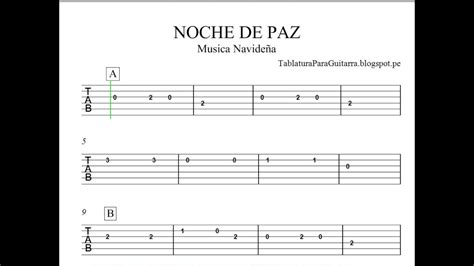 Noche De Paz Tablatura Para Guitarra Chords Chordify