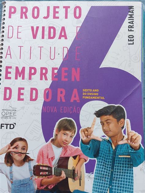 Livro Projeto De Vida E Atitude Empreendedora Livro Editora Ftd Usado