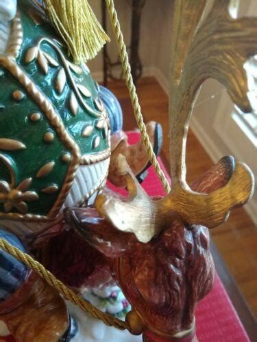 Fitz And Floyd Jolly Ole St Nick Santa Centerpiece Large 15 19 34 In Orig Box 3760573474