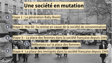 Une Soci T En Mutation Depuis