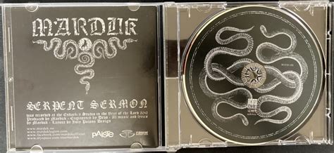 Marduk Serpent Sermon Cd Photo Metal Kingdom