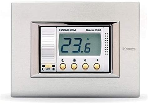 Fantini Cosmi C50B Termostato Ambiente Da Incasso Con Display 2