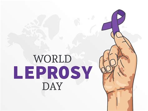 Premium Vector World Leprosy Day Vector Illustration Symbol Leprosy