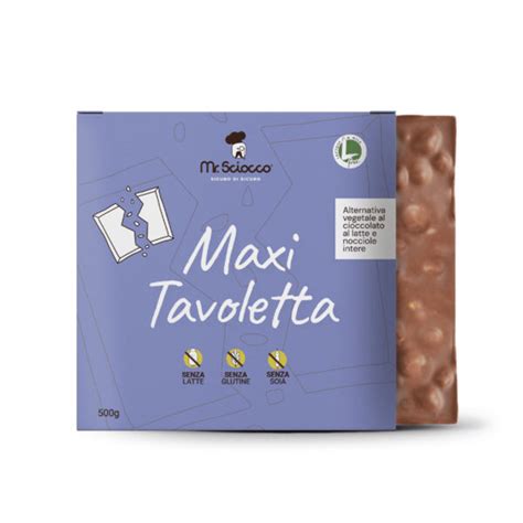 Maxi Tavoletta Cioccolato Al Latte E Nocciole Intere Senza Lattosio