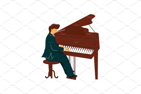 Male Musician Playing Classical – MasterBundles