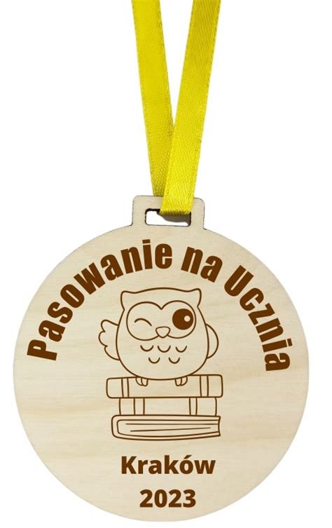 Medal Dzie Przedszkolaka Pasowanie Ucznia Grawer Grawerkowo Cena