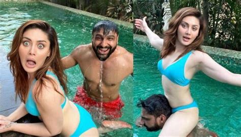 Shefali Jariwala Flaunts Her Curves In A Sexy Black Bikini Turns