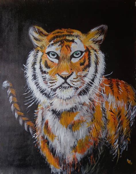 Bengal Tiger Painting at PaintingValley.com | Explore collection of Bengal Tiger Painting