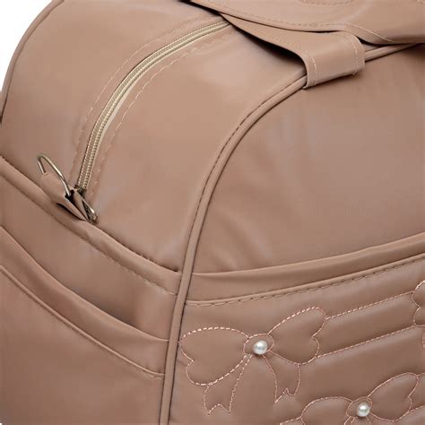 Kit Bolsa Mala Maternidade Bebê Feminina Nude Completo Elo7