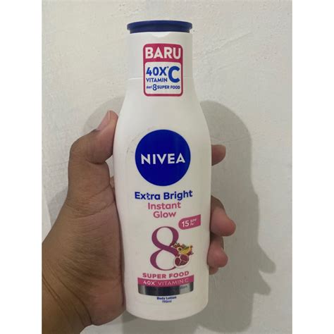 Jual Nivea Body Lotion Extra White Instant Glow 190ml Shopee Indonesia