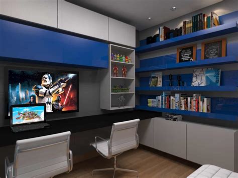 Home Office Geek Interior Designio