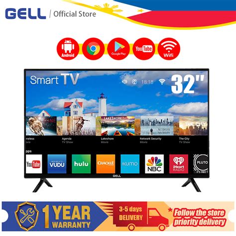 Gell 32 Inch Android Smart Tv Flat On Sale Screen 32inch Led Tv