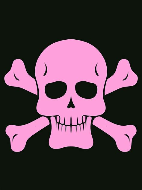 Pink Skulls Background