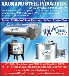 Milk Chilling Plant Milk Cooling Tanks Manufacturer From New Delhi