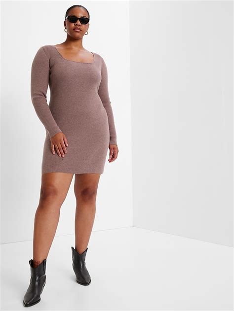 Rib Mini Sweater Dress Gap