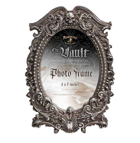 Masque Of The Black Rose 5x7 Picture Frame Alchemy Gothic V55 Black Orchid Couture