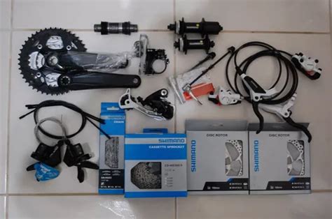 Kit Grupo Completo Shimano Alivio 27 V C Freios Hidraulicos Frete grátis