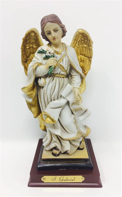 Archangel Gabriel Statue Religious Figurine Sculpture Ornament - Etsy