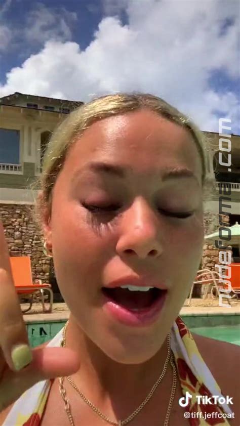 Cute Tiffany Jeffcoat Shows Cleavage In Bikini Top At The Swimming Pool